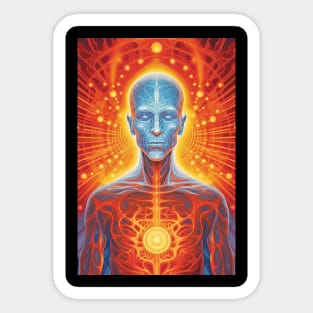 Burning chakra Sticker